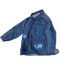 Load image into Gallery viewer, Customized Denim Work Jacket