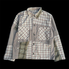 將圖片載入圖庫檢視器 STUDIO GINJIROU Original Hand-Patched Shirt Jacket (One of a kind)