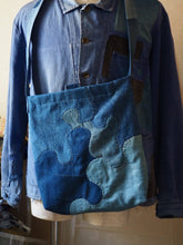 画像をギャラリービューアに読み込む, Hand-patched Denim Bag (One of a kind)