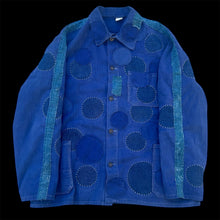 画像をギャラリービューアに読み込む, Hand-patched French Work Jacket (One of a kind)