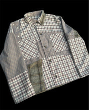 將圖片載入圖庫檢視器 STUDIO GINJIROU Original Hand-Patched Shirt Jacket (One of a kind)