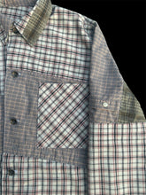 將圖片載入圖庫檢視器 STUDIO GINJIROU Original Hand-Patched Shirt Jacket (One of a kind)