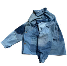 画像をギャラリービューアに読み込む, Hand-patched Blue Denim Jacket(One of a kind)