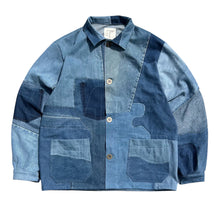 画像をギャラリービューアに読み込む, Hand-patched Blue Denim Jacket(One of a kind)