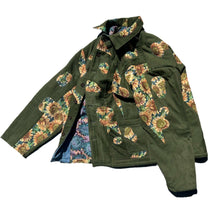 Load image into Gallery viewer, GIN Original Sunflower Military Jacket (One of a kind)