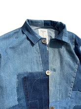 画像をギャラリービューアに読み込む, Hand-patched Blue Denim Jacket(One of a kind)