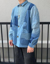 画像をギャラリービューアに読み込む, Hand-patched Blue Denim Jacket(One of a kind)