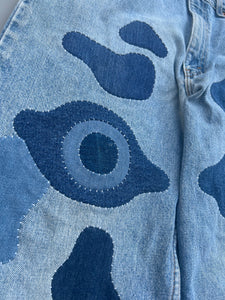Customized Levi's 550 (W33) (One of a kind)