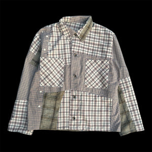 STUDIO GINJIROU Original Hand-Patched Shirt Jacket (One of a kind)