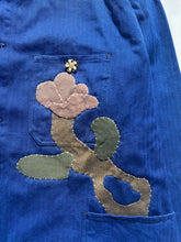 画像をギャラリービューアに読み込む, Flower Patchwork Euro Work Jacket (One of a kind) Size: L
