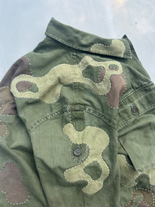 Hand-patched Military Jacket (One of a kind) SIZE: L