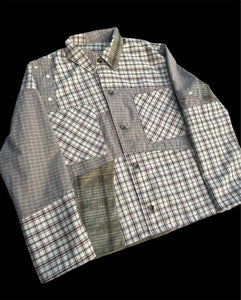 STUDIO GINJIROU Original Hand-Patched Shirt Jacket (One of a kind)