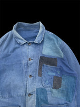 이미지를 갤러리 뷰어에 로드 , Hand-Repaired French Work Jacket (One of a kind)
