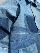 画像をギャラリービューアに読み込む, Hand-patched Blue Denim Jacket(One of a kind)
