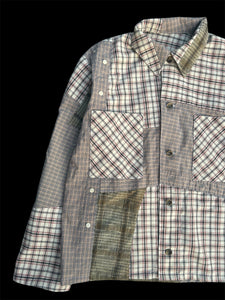 STUDIO GINJIROU Original Hand-Patched Shirt Jacket (One of a kind)
