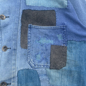 Hand-Repaired French Work Jacket (One of a kind)