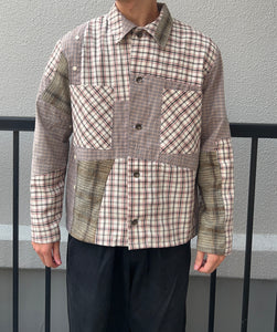 STUDIO GINJIROU Original Hand-Patched Shirt Jacket (One of a kind)