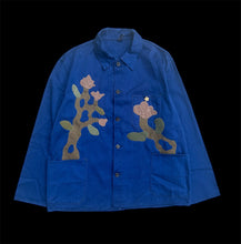 画像をギャラリービューアに読み込む, Flower Patchwork Euro Work Jacket (One of a kind) Size: L
