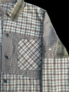 STUDIO GINJIROU Original Hand-Patched Shirt Jacket (One of a kind)