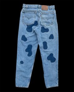 Customized Levi's 550 (W33) (One of a kind)