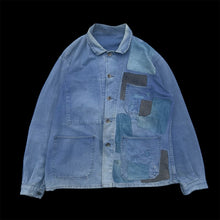 이미지를 갤러리 뷰어에 로드 , Hand-Repaired French Work Jacket (One of a kind)
