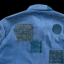 이미지를 갤러리 뷰어에 로드 , Hand-patched Boro Work Jacket (One of a kind)
