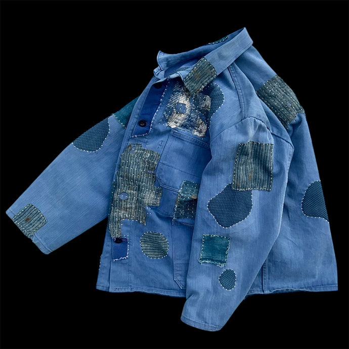 Hand-patched Boro Work Jacket (One of a kind)