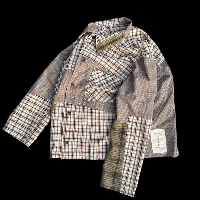 STUDIO GINJIROU Original Hand-Patched Shirt Jacket (One of a kind)