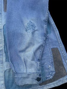 Hand-Repaired French Work Jacket (One of a kind)
