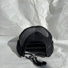 이미지를 갤러리 뷰어에 로드 , Hand-patched Denim Hat (Black)
