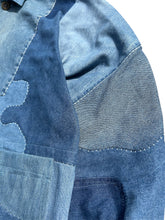 画像をギャラリービューアに読み込む, Hand-patched Blue Denim Jacket(One of a kind)
