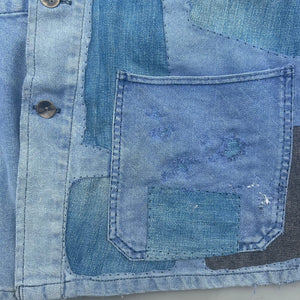 Hand-Repaired French Work Jacket (One of a kind)