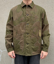 이미지를 갤러리 뷰어에 로드 , Hand-patched Military Jacket (One of a kind)

