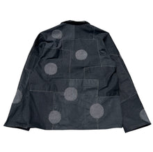 画像をギャラリービューアに読み込む, Hand-patched Black Denim Jacket (One of a kind)
