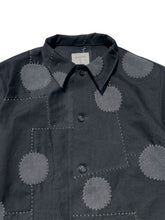 画像をギャラリービューアに読み込む, Hand-patched Black Denim Jacket (One of a kind)
