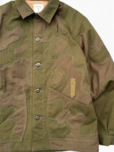 이미지를 갤러리 뷰어에 로드 , Hand-patched Military Jacket (One of a kind)
